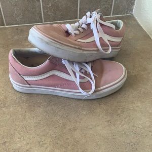 Cute pink old skool Vans! Size 6.5